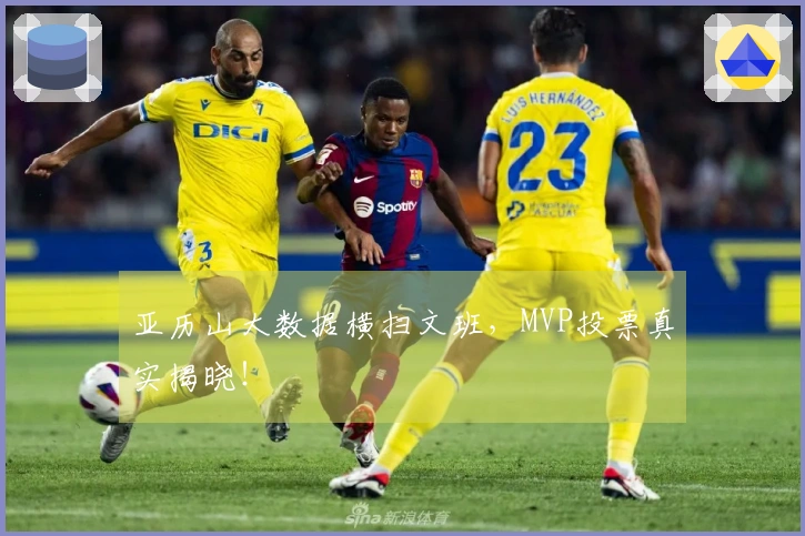 亚历山大数据横扫文班，MVP投票真实揭晓！
